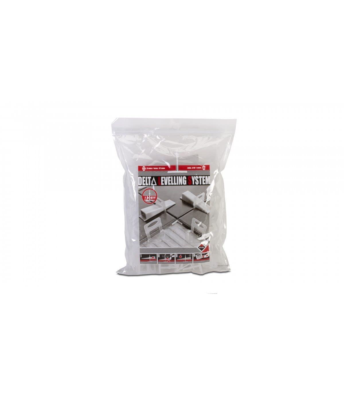 Rubi Tiling Tools 02852 Delta Level System Strip 3-12 X 2Mm (Box Of 100)
