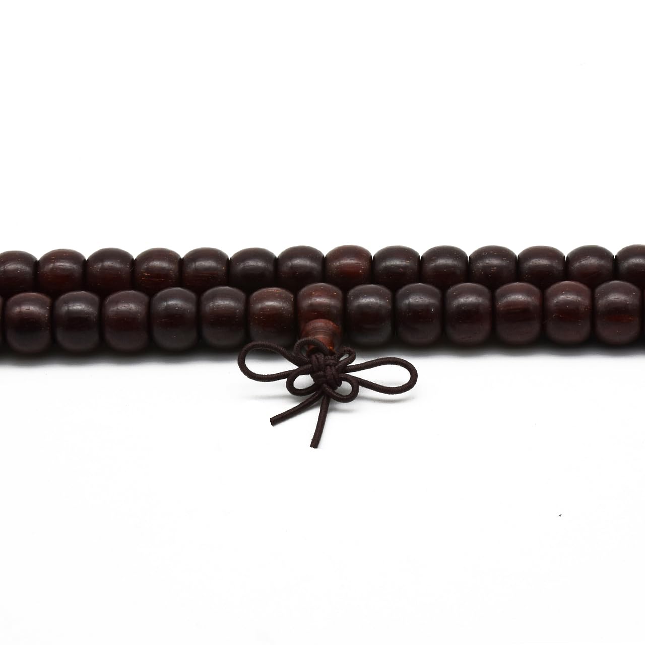 Bracciale Unisex in Legno di Sandalo Rosso Africano Naturale, Perline da Preghiera, Buddismo Tibetano, Meditazione, Collana Mala, Yoga.