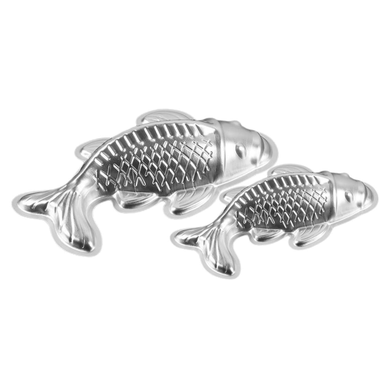 MAGICLULU 3 Set Di Per Dolci in Metallo A Forma Di Pesce Stampo Per Dolci Da Forno Per Casa Hotel Ristoranti 2 Pezzi * 3