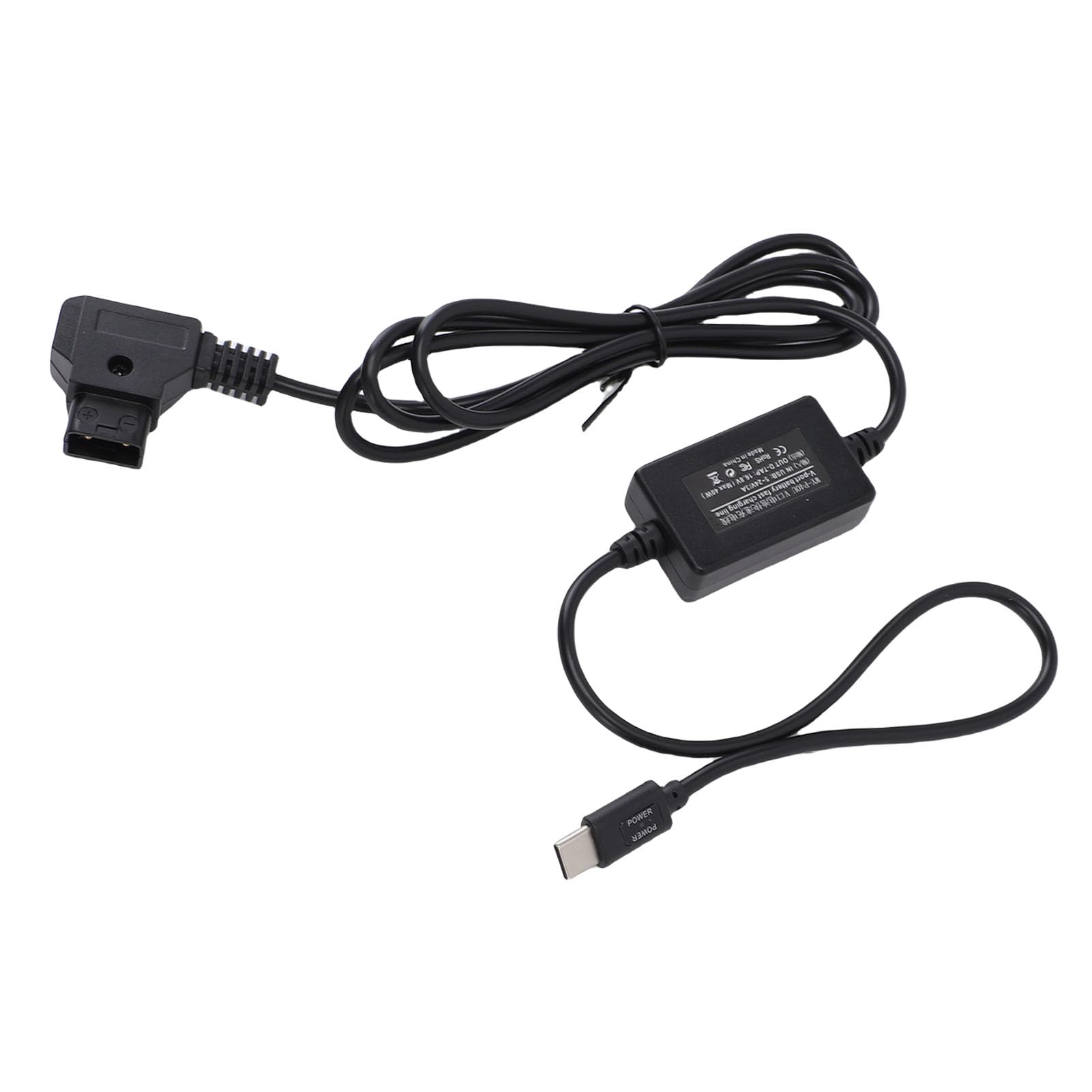 Cable de carga rápida Fabater D Tap a Type C para baterías de montaje en V 8