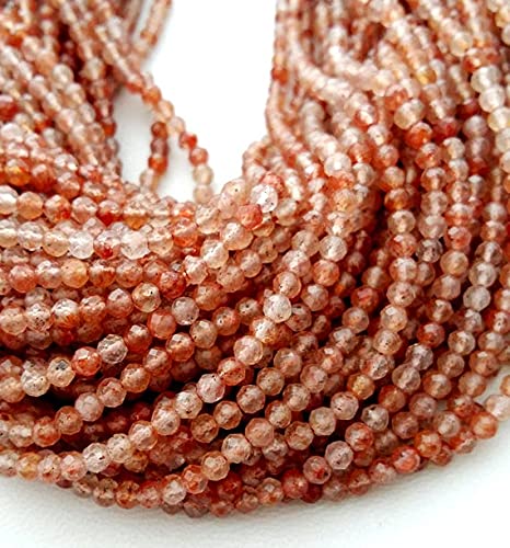 Quartz rutilé rouge en perles rondelles de 3mm pour réparer et personnaliser vos bijoux fins