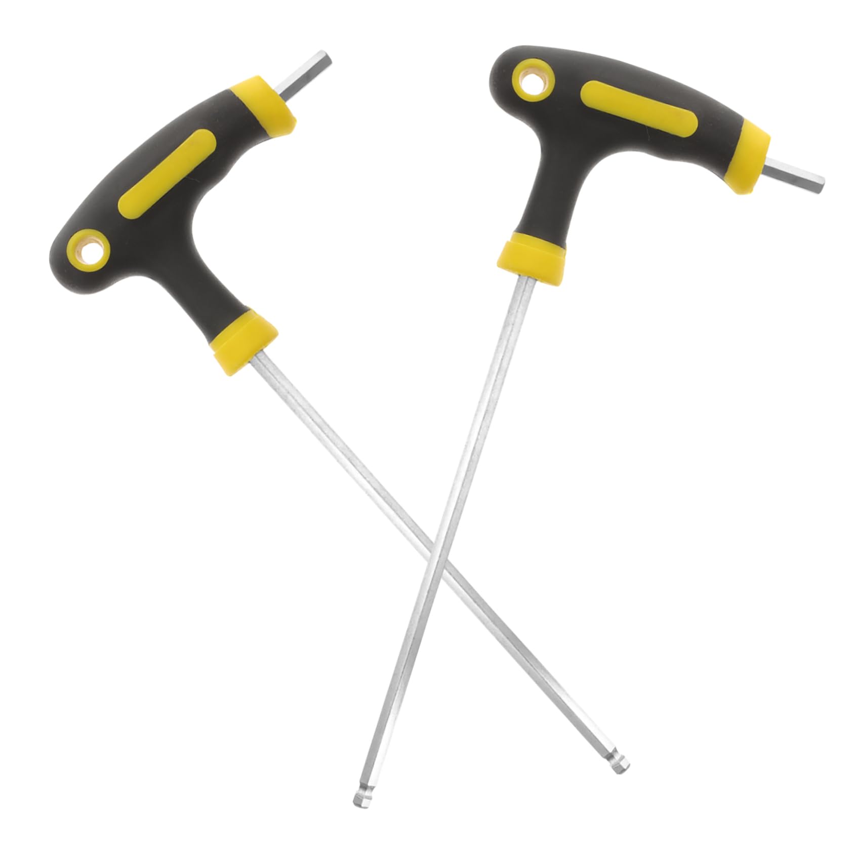 Llave Allen de 5mm Mango en T, 2 Piezas, Punta Esférica | Acero Aleado, Empuñadura Pp y Tpr, Alto Par, Uso en Automoción y Tecnología Cnc