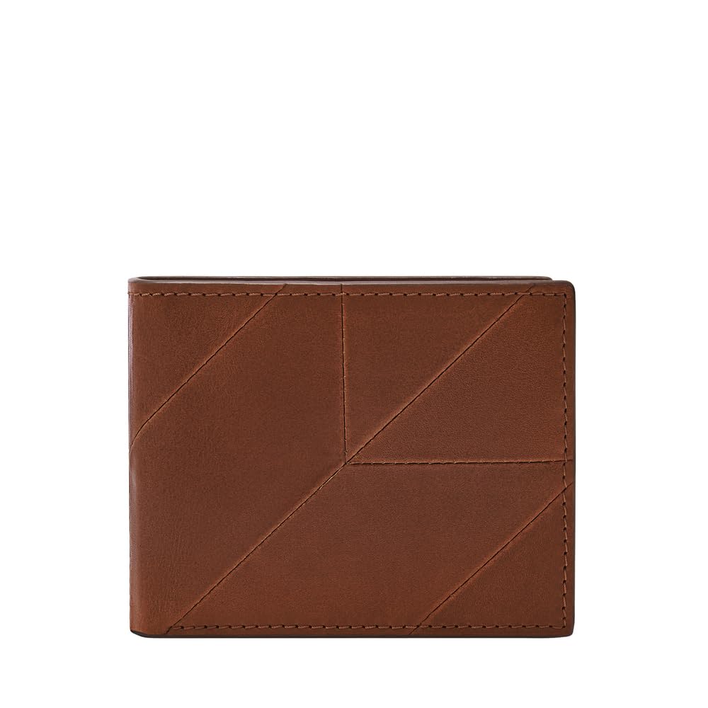 Fossil Derrick Herren Braun Leder Geldbörse, ML4743194