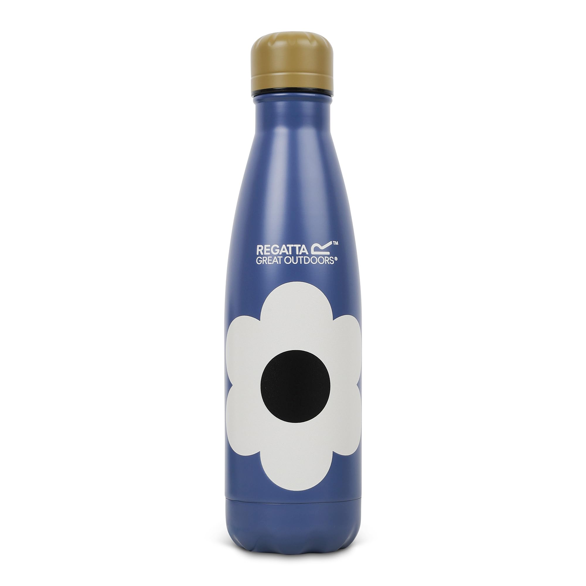 Regatta Orla Kiely Water Bottle 0.5L Stainless Steel Blue