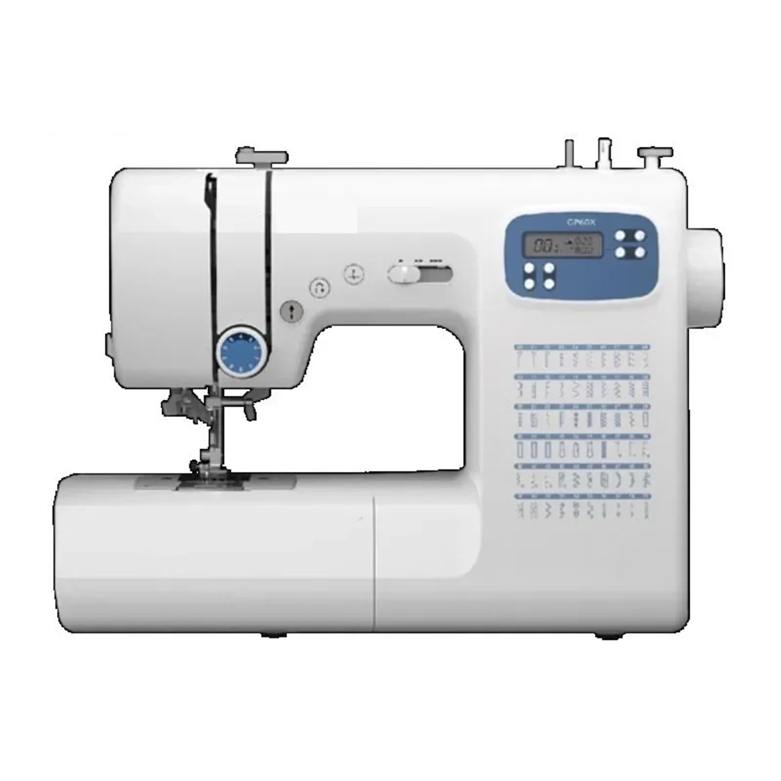 Edede One Color Sewing Machine, Electric Multifunctional Smart Desktop Sewing Machine Heavy Duty Overlock Sewing Machines Household Sewing Tools