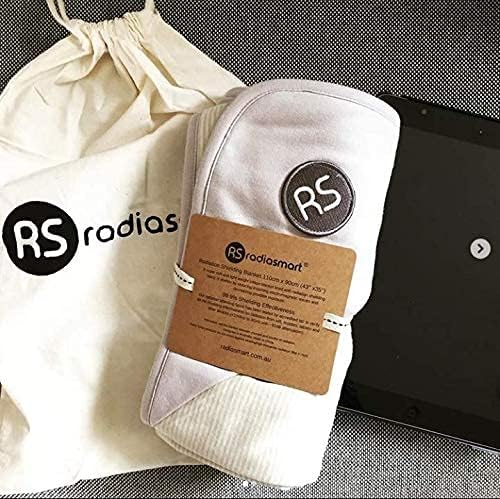 Radia Smart® 5G Blocking, EMF Protection Baby Blanket, Pregnancy Belly Shielding, 100% Organic Cotton Outerlayer, Large 43 x 35 - Image 4