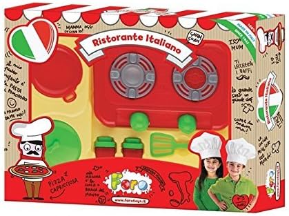 Ristorante Italiano Set of Toy Pans with Mini Cooker and Vegetables