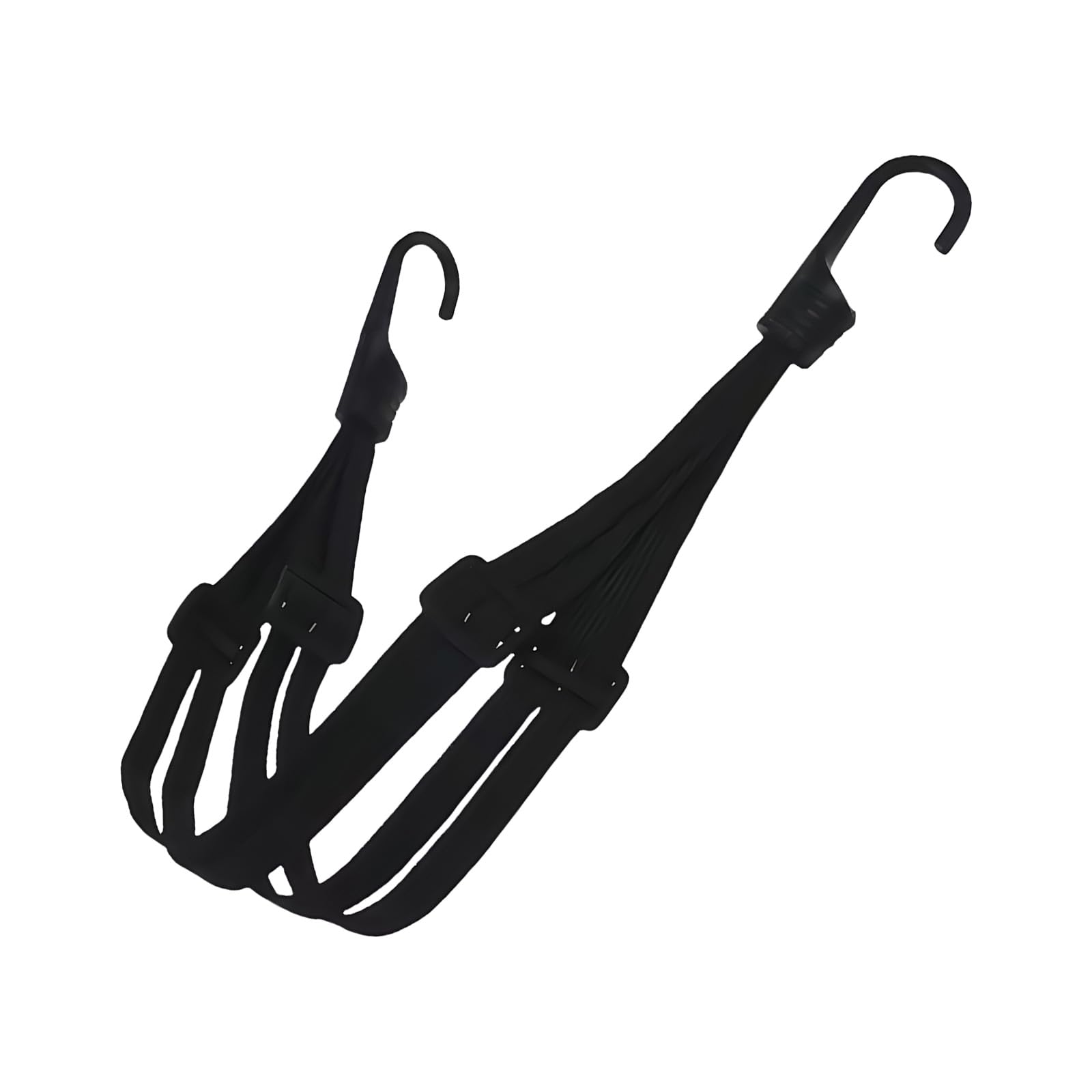 Motorcycle Gear Bungee Cord, Quick-Adjust Elastic Retention Strap for Helmets & Luggage Security Motorcycle Bungee Cords