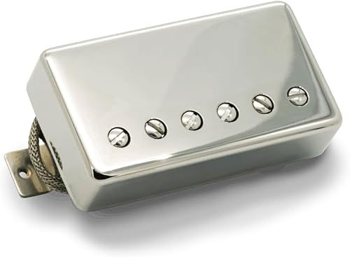 Miniatura 2 de Seymour Duncan Retro Antiquity Humbucker Pickup Set - Cubierta de níquel - Tono PAF envejecido Cubierta de níquel retro,Cubierta de níquel, escudo