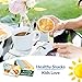 Dole Fruit Bowls Low Fat Apples & Creme Parfait Snacks, 4oz 24 Total Cups, Gluten & Dairy Free, Bulk Lunch Snacks for Kids & Adults