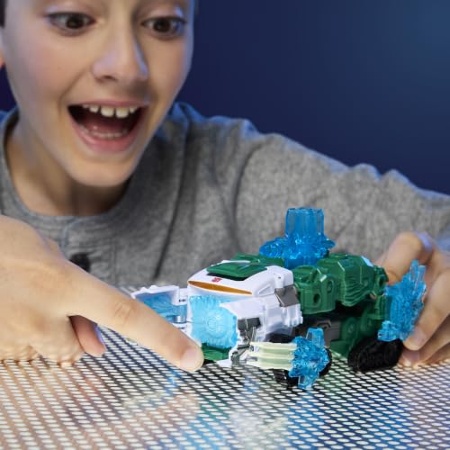 Transformers CYBERWORLD Ultimate Cyber Changers Energon Surge, Figurine Autobot Hound, Conversion Rapide au Mode Camion, Robot Jouet pour Enfants, dès 6 Ans