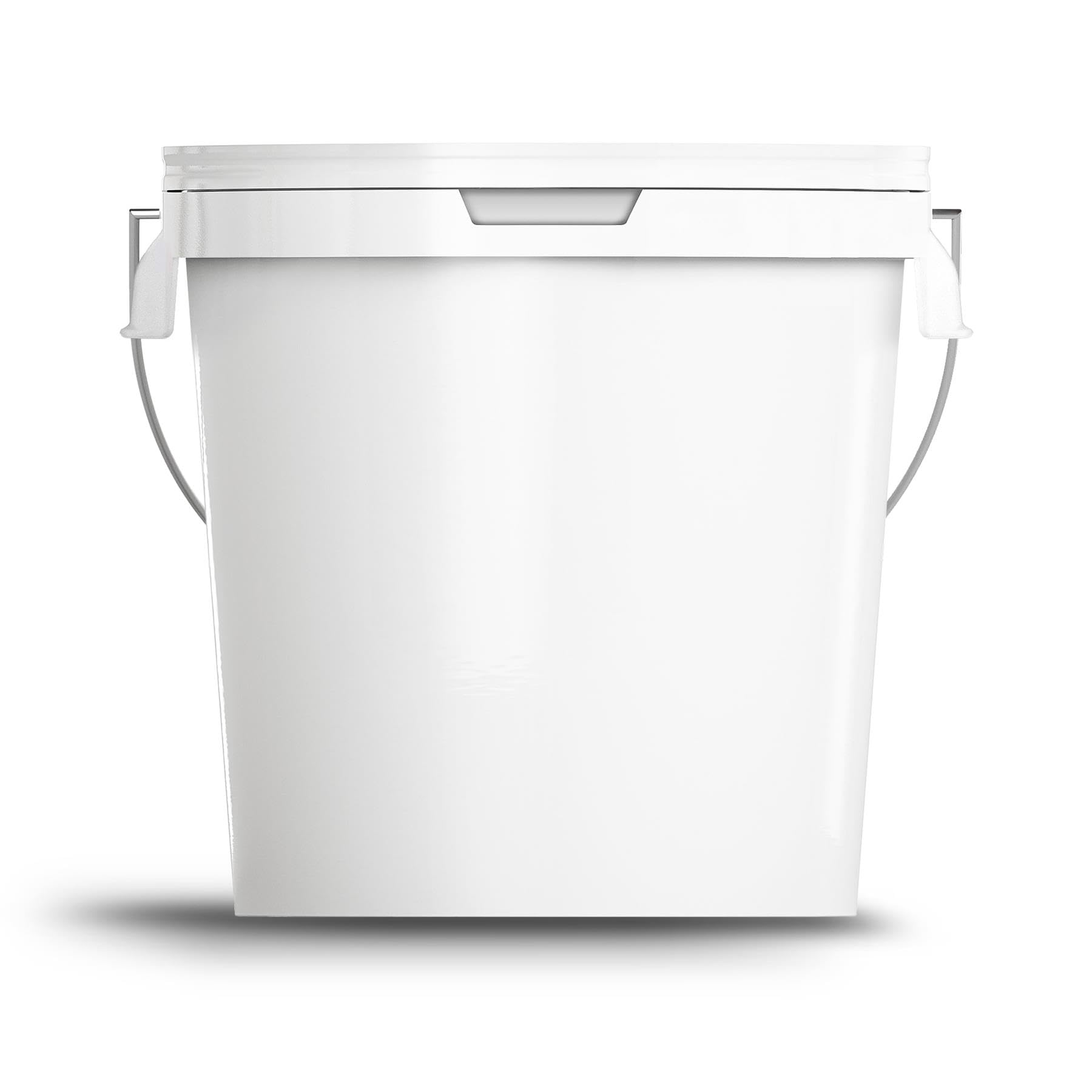 500ml White Bucket With Airtight, Leak-Proof, Tamper Evident Lid — view 3