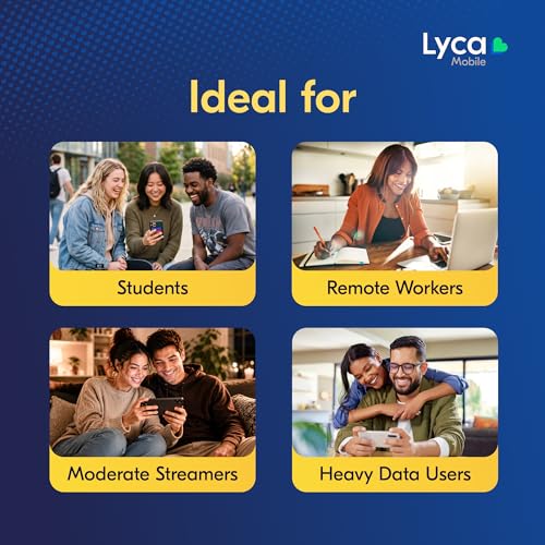 Image of Lyca Mobile USA Prepaid 5G /4G SIM Card | $23 Plan | Unlimited Talk, Text & Data | 8GB High Speed Data (8GB Hotspot) | 30 Days