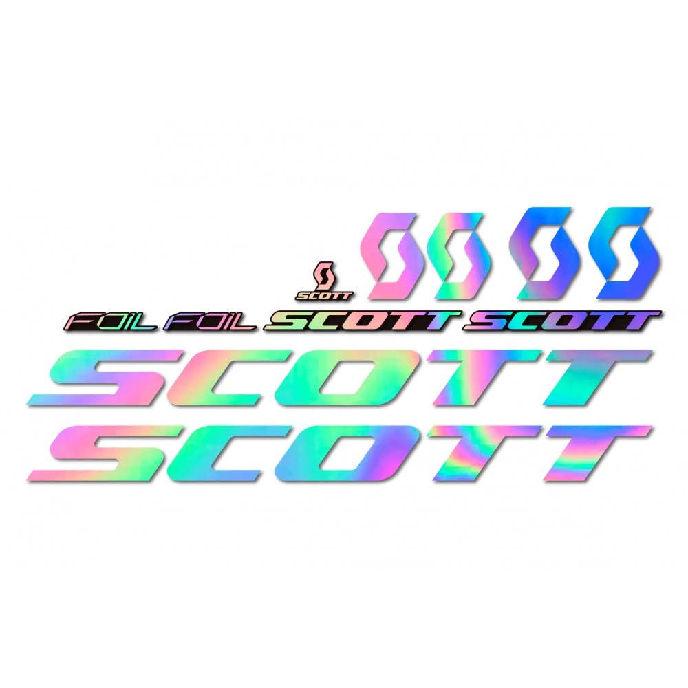 Stickers pour Scott Foil : autocollants de cadre résistants aux UV et aux projections de gravillons