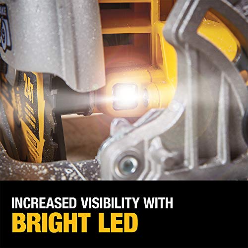 DEWALT FLEXVOLT ADVANTAGE 20V MAX Circular Saw, 7-1/4-Inch, Cordless, Tool Only (DCS573B)