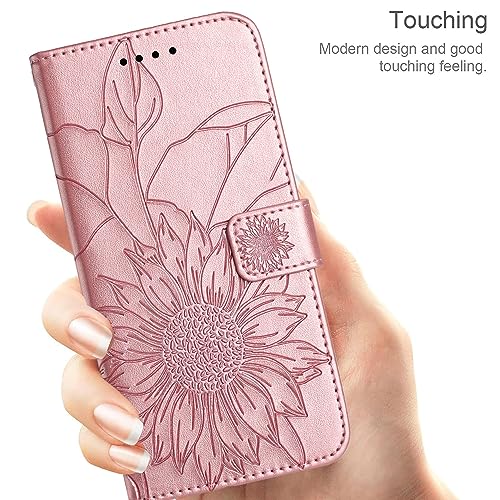 Étui Honor 20 Pro antichoc et étui portefeuille mince en relief floral