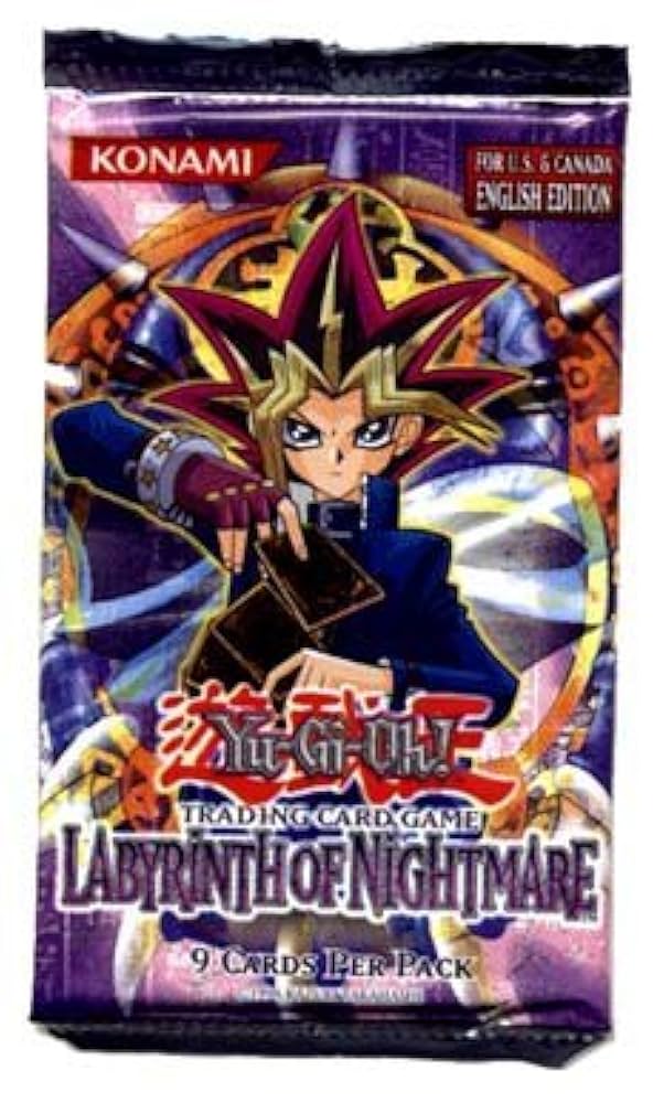 遊戯王 - 遊✩戯✩王 ﾃﾞｭｴﾙﾓﾝｽﾀ-ｽﾞ Labyrinth of Nightmar Labyrinth of Nightmare Booster Pack (SL/GU) – Strictly Sealed
