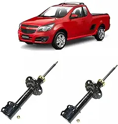 PAR DE AMORTECEDOR DIANTEIRO ESQUERDO E DIREITO MONTANA 1.4 COMBO LS SPORT ECONOFLEX 2010 A 2016