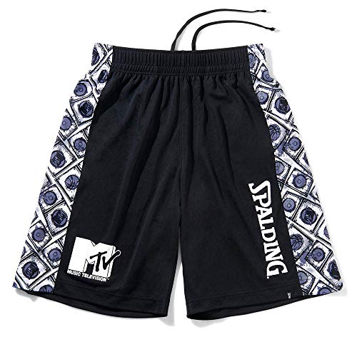 SPALDING(スポルディング) バスケットボール プラクティスパンツ MTV ミュージックミキシング SMP210350 ブラック S バスケ バスケット
