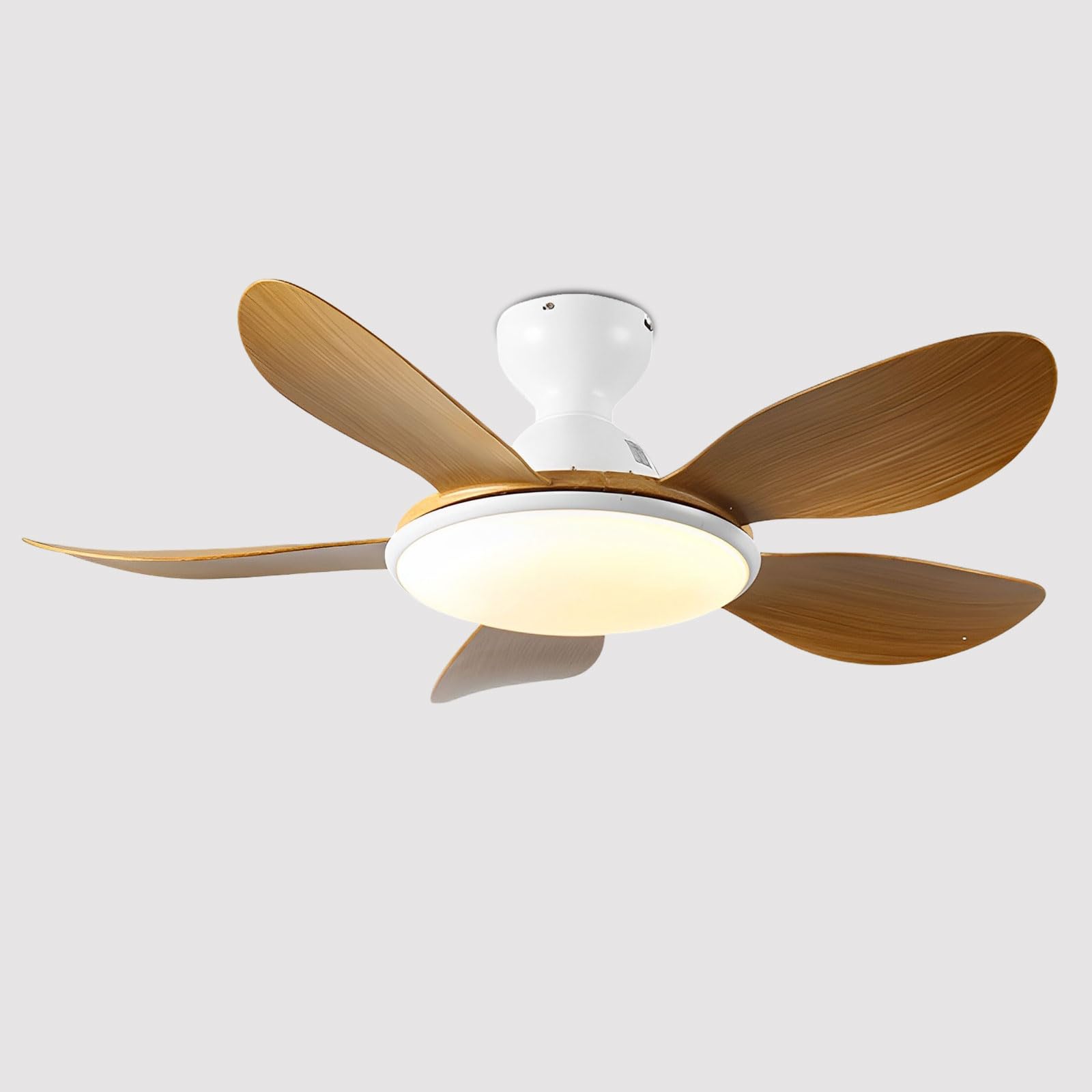 Ventilateur de plafond LED 48W intelligent avec télécommande et 6 vitesses