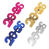 COLLBATH 4 Vasos De Plástico Para Año Nuevo Decoración Para Celebración De Año Nuevo Accesorios Para Fotomatón