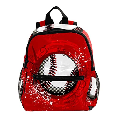 Sac à dos enfants motif baseball 30 cm petit cartable fille garçon
