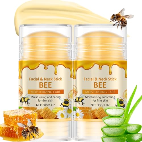 2PCS Bee Venom Wrinkle Removal Cream Stick, Bee Venom collagen boosting Firming Serum Stick for Face & neck,Anti-Aging&wrinkle cream for Lifts Tightens the Skin,Natural Serum for All Skin Types