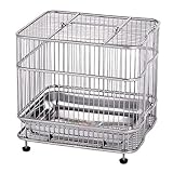 Vogelkäfige schmiedeeiserne Vogelkäfige Tragbarer Metall-Vogelkäfig Einfache Retro-Vogelträger, hohe Kapazität, Vogelhaus-Transportbox für den Außenbereich, Balkon, leicht zu tragen