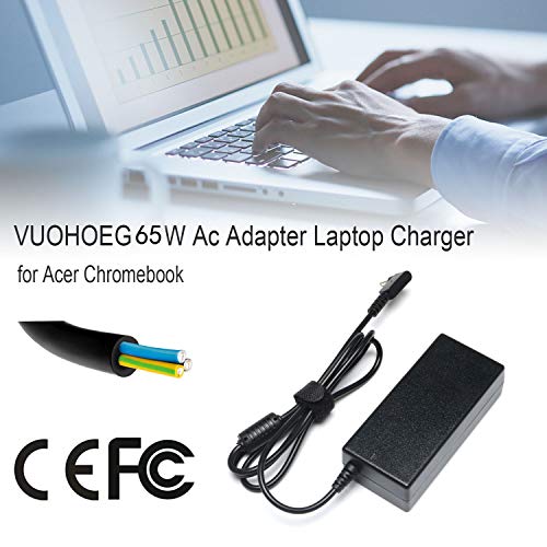 Chromebook Chargers Laptop For Acer Cb3 Cb5 11 13 14 15 R11 N16P1 A13-045N2A N15Q9 C738T N15Q8 Cb3-532 Cb3-431 Pa-1450-26 Spin 1 3 5 Serises Ac Adapter Power Supply Cord 19V 3.42A #TOP3