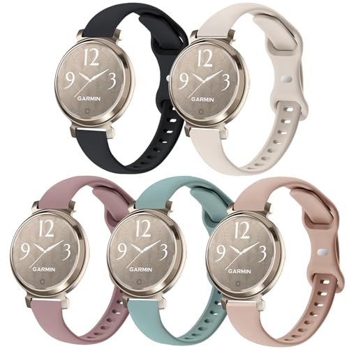 5Pack Pulseras Slim Silicona para Garmin Lily 2 miniatura 1
