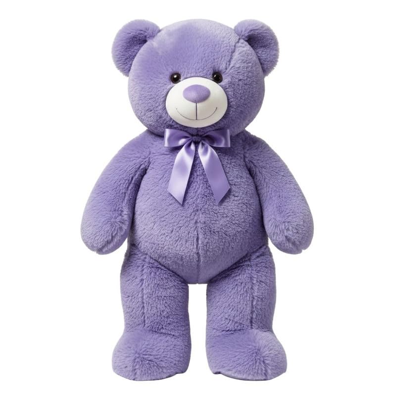 MOSU 6 Feet Giant Plush Toy – Soft Huggable Teddy Bear for Kids and Couples, Ideal Present for Birthdays, Anniversaries, Valentine(Purple)-image-38