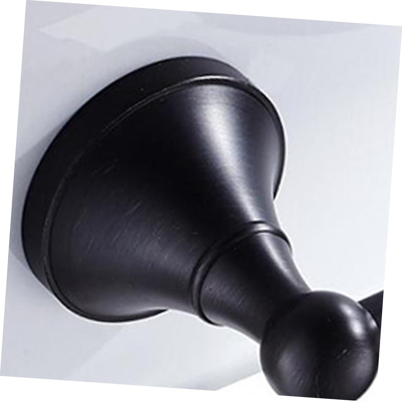 Genérico Soporte de Cepillo de Dientes de Cobre Negro Pared con Vaso Cerámico Rack de Almacenamiento para Baño Duradero y Elegante