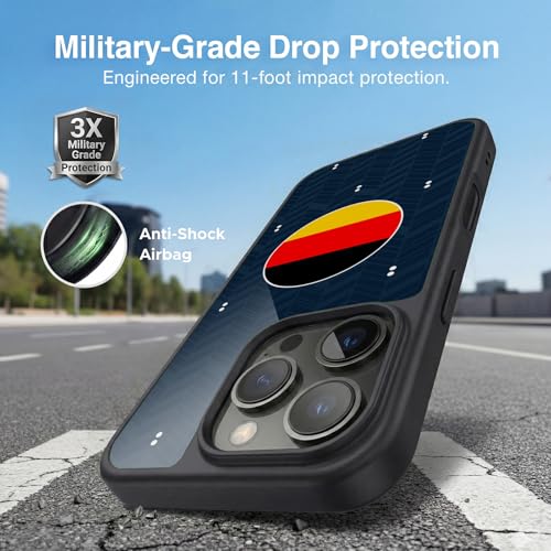 Coque renforcée iPhone 16 Pro Max foot Allemagne - 3