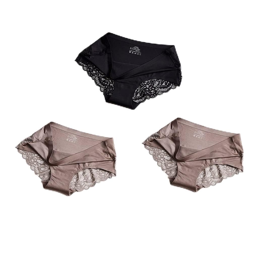 3Pcs lot Seamless Women Hollow Out Panties Comfort Lace Briefs Low Rise Female Sport Panty Soft Lady Lingerie