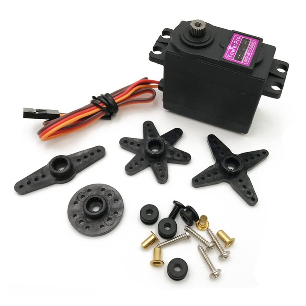 Lot de 5 servomoteurs numériques en métal pour voiture intelligente robot bateau RC hélicoptère