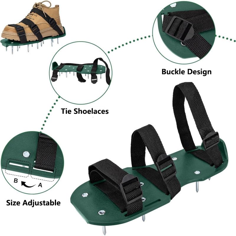 Zapatos aireadores con correas ajustables para césped miniatura 4