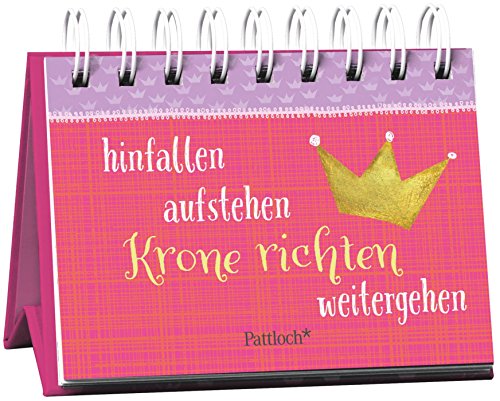 hinfallen, aufstehen, Krone richten, weitergehen - Miniaufsteller: Miniaufsteller hinfallen, aufstehen, Krone richten, weitergehen - Miniaufsteller: Miniaufsteller