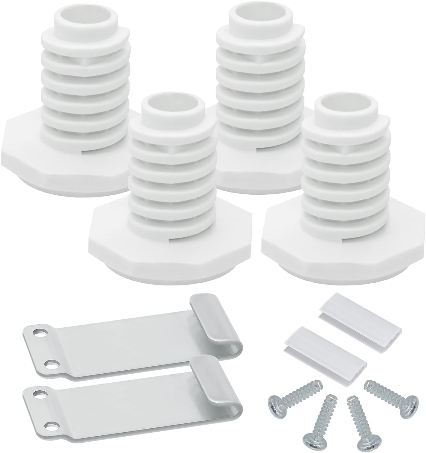 Universal Stainless Steel and Plastic Dryer Stacking Kit