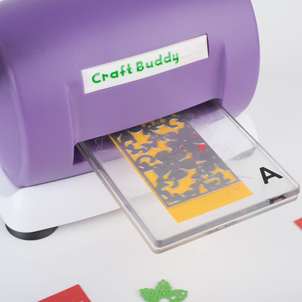 Ręczna maszyna do cięcia - maszyna do cięcia korbowego | maszyna do wytłaczania do cięcia, narzędzie do tworzenia kart i materiały do scrapbookingu na zaproszenia, karty