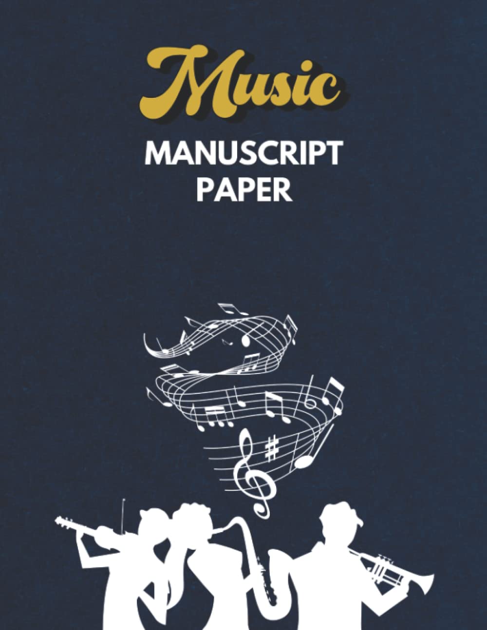Papier musique 12 portées grand format : 100 pages de notation avec guide théorique inclus