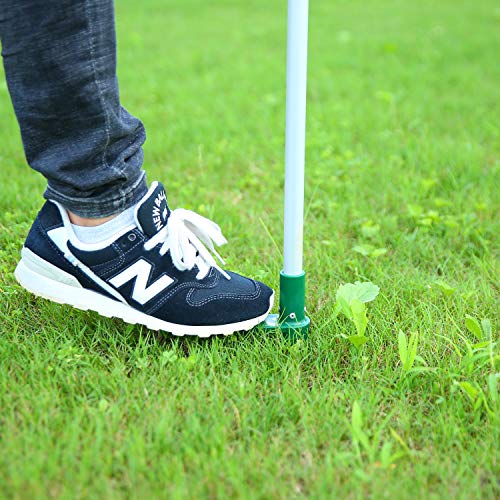 Ohuhu Stand-Up Weeder and Root Removal Tool with 3 Stainless Steel Claws, 39