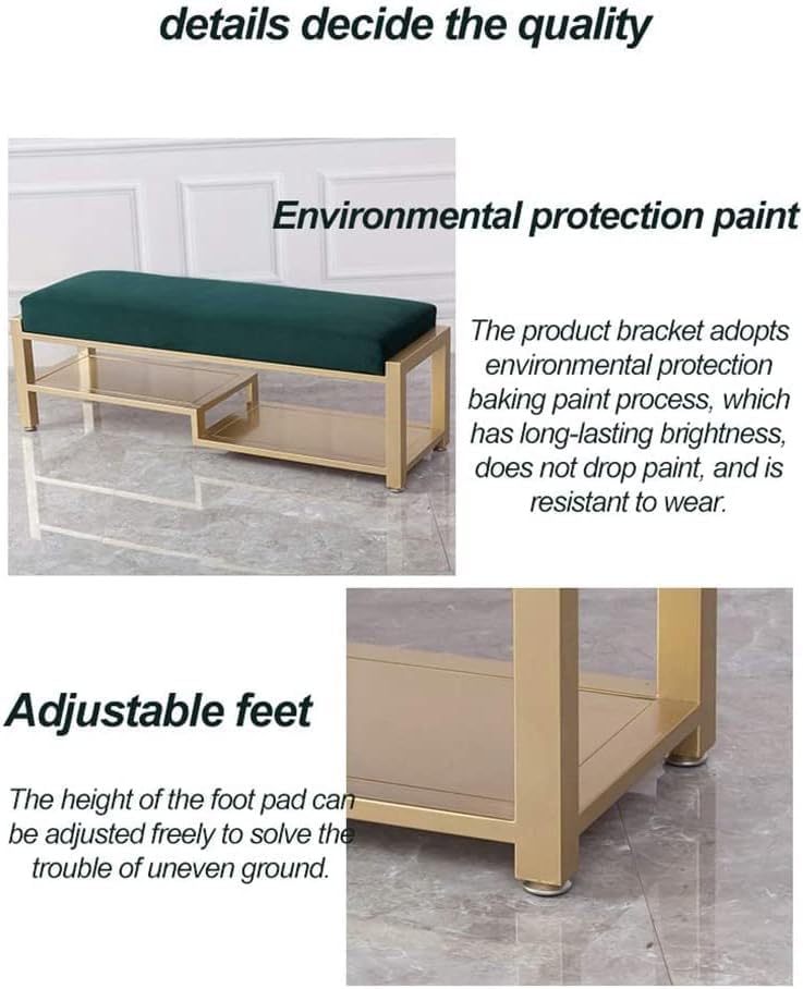 Taburete para sofa rectangular con arcon para ocultar el desorden 4