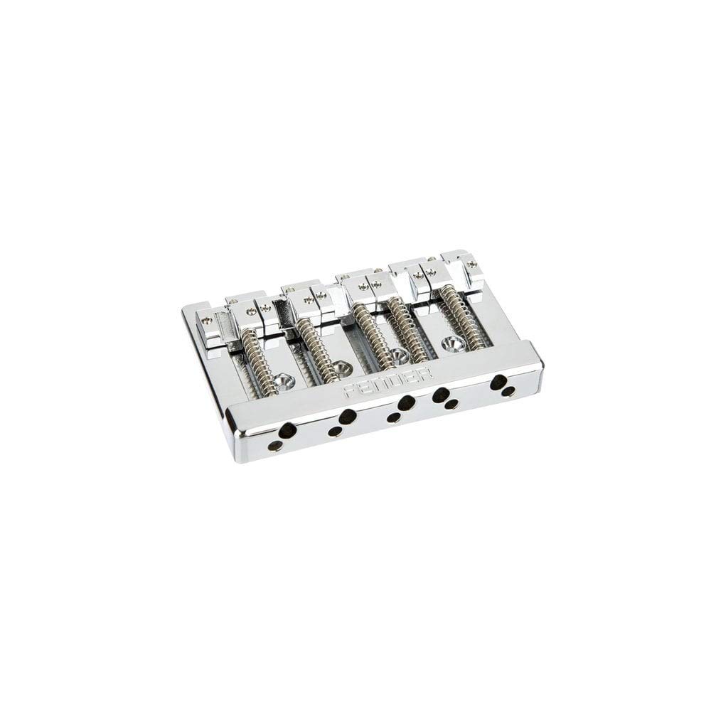 Fender HiMass 5弦ベースブリッジ クロム 真鍮製サドル付き Amazon.com: Fender HiMass 5-String Bass Wide Bridge Assembly with
