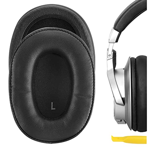 Geekria QuickFit Ersatz-Ohrpolster für Audio-Technica ATH-SR9, ATH-DSR9BT, ATH-DSR7BT Kopfhörer, Ohrpolster, Reparaturteile (schwarz)