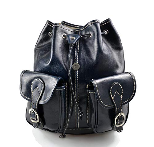 Sac bagage cuir bleu fini les sacs fragiles avec ce modèle robuste - 3