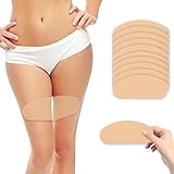 MlanRomee 12 PCS Thigh Chafing Prevention Pads, Ultra-Thin Anti Chafing Stick for Women, Thigh Inner chub rub Patch,Body Breathable Sticker Pads
