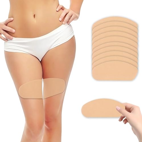 MlanRomee 10 PCS Thigh Chafing Prevention Pads – Ultra-Thin Anti-Friction Stickers for Women, Disposable & Breathable Inner Thigh Rub Protection – Self-Adhesive, Waterproof & Invisible Design