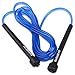 Garage Fit 9' Adjustable PVC Jump Rope (Blue) for Cardio Fitness - Versatile Vinyl Jump Rope for Both Kids and Adults Great Jump Rope for Exercise