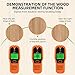 Stud Finder Wall Scanner - 5 in 1 Stud Finder Tool with Pro Smart Sensor Chip and HD LCD Display, Stud Detector Beam Finders for The Center Wood Studs Joist Live AC Wire Drywall Detection Pipe