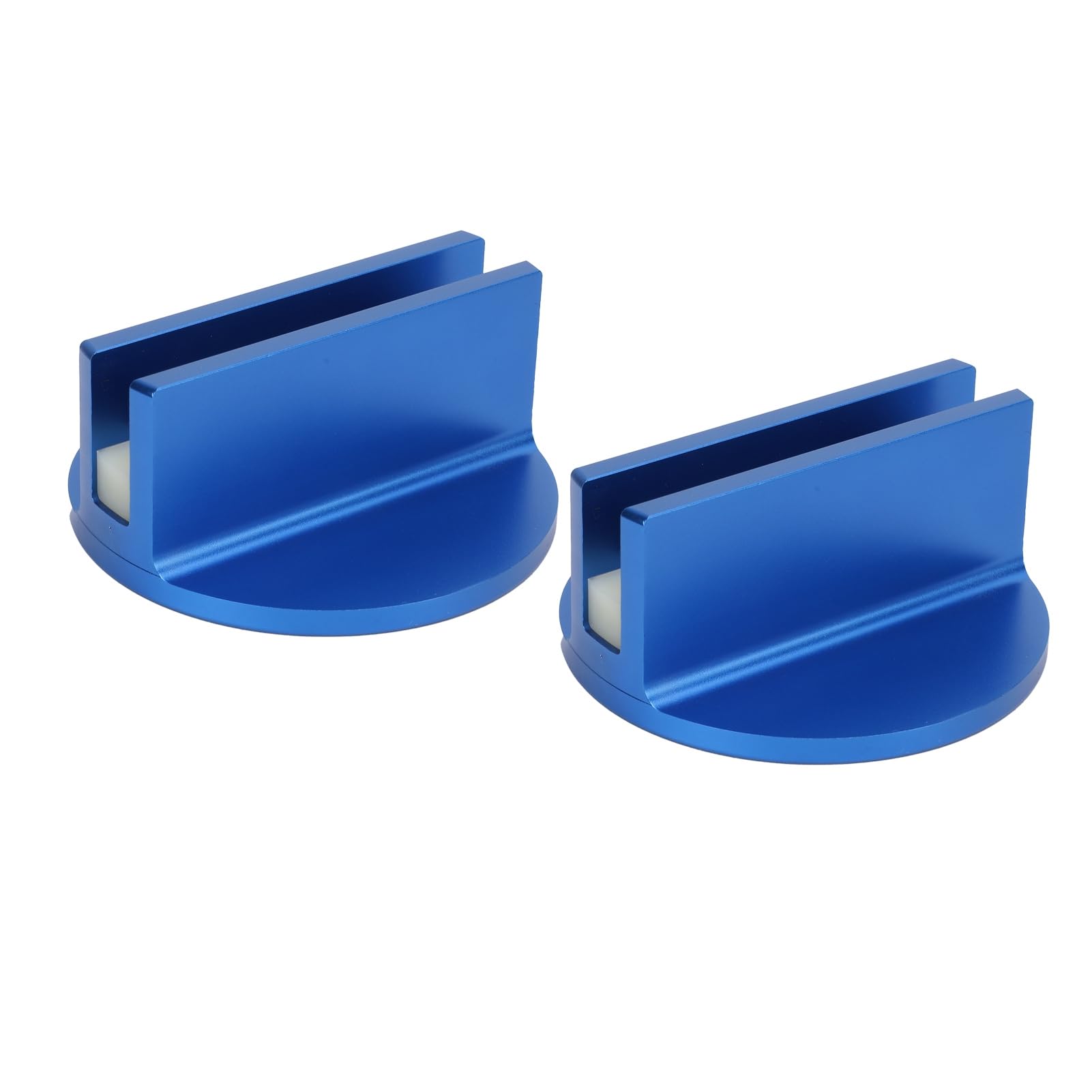 Super Strong Suction, Grooved Aluminum Magnetic Jack Pad Adapter with High Abrasion for Jack Stand, Blue, Item Type Pinch Weld Jack Adapter